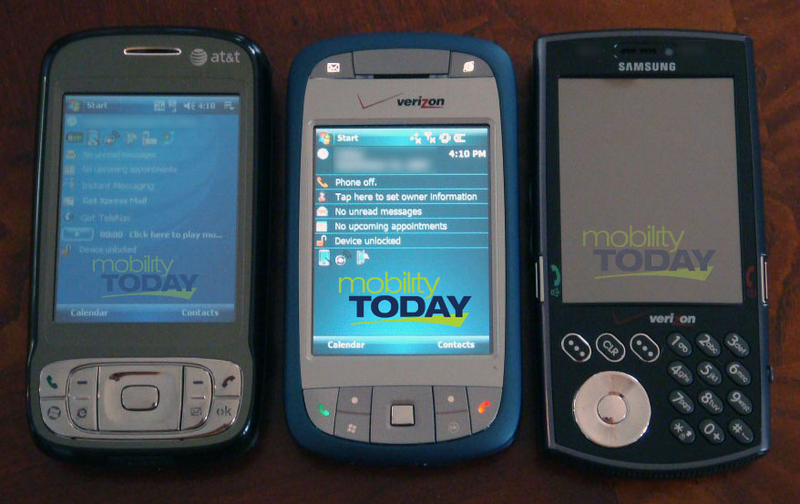 Illustration for article titled Spy Shots Emerge of AT&T 8925, Verizon i-760 and XV6800 Phones